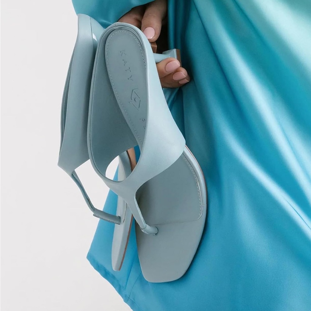 Katy Perry Collections the Oceanside low rise thong in sky blue